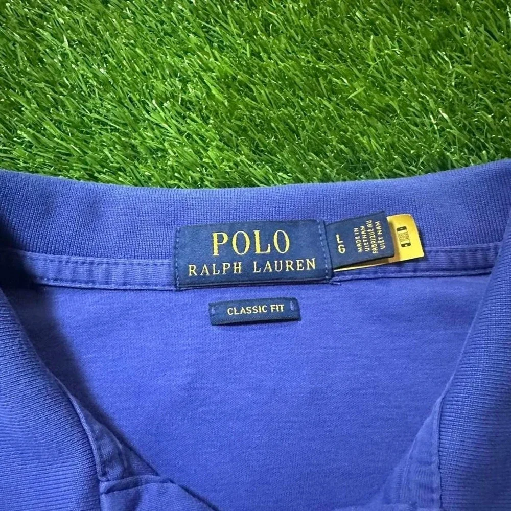 Ralph Lauren blue polo shirt